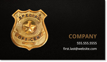 Picture of Law, Public Safety & Politics Business Card 12
