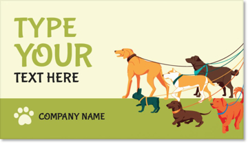 Picture of Animals & Pet Care Business Card 3