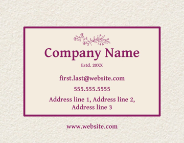 Picture of Business Promo 5  - Horizontal - Postcard Magnet