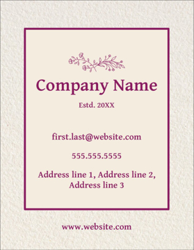 Picture of Business Promo 5  - Vertical - Postcard Magnet