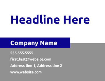 Picture of Business Promo 8  - Horizontal - Postcard Magnet