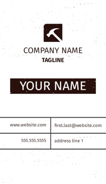Picture of Business Card - Construction  - Business Card Magnet