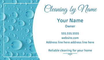 Picture of Business Card - Home Cleaner  - Business Card Magnet