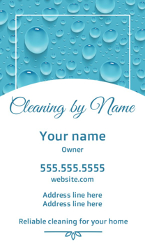 Picture of Business Card - Home Cleaner  - Business Card Magnet
