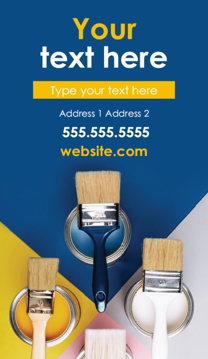 Picture of Business Card - Painter Shop  - Business Card Magnet