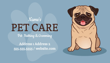 Picture of Business Card - Petcare  - Business Card Magnet