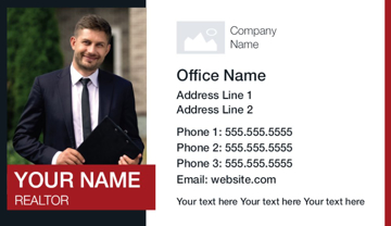 Picture of Business Card - Real Estate  - Business Card Magnet
