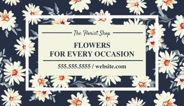 Picture of Business Card - The Florist Shop  - Business Card Magnet