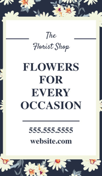 Picture of Business Card - The Florist Shop  - Business Card Magnet