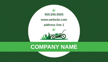 Picture of Business Card 1  - Horizontal - Business Card Magnet