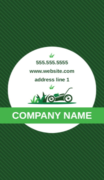 Picture of Business Card 1  - Vertical - Business Card Magnet