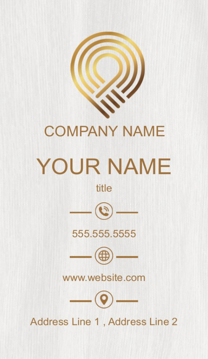 Picture of Business Card 12  - Vertical - Business Card Magnet