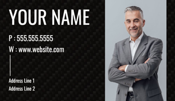 Picture of Business Card 14  - Horizontal - Business Card Magnet