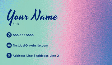 Picture of Business Card 17  - Horizontal - Business Card Magnet