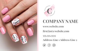 Picture of Business Card 19  - Horizontal - Business Card Magnet