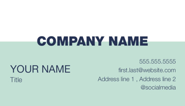 Picture of Business Card 3  - Horizontal - Business Card Magnet