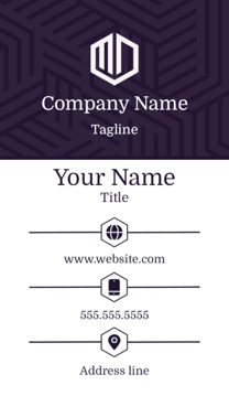 Picture of Business Card 5  - Vertical - Business Card Magnet