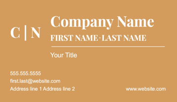 Picture of Business Card 6  - Horizontal - Business Card Magnet