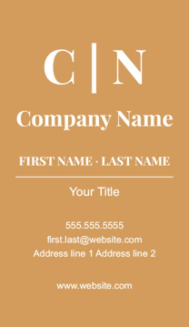 Picture of Business Card 6  - Vertical - Business Card Magnet