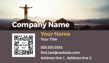 Picture of Business Card 7  - Horizontal - Business Card Magnet