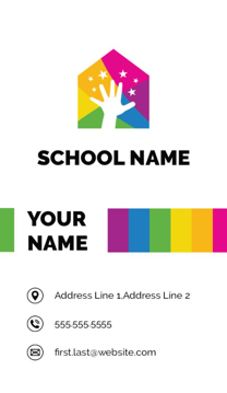 Picture of Education 10 - Vertical - Business Card Magnet