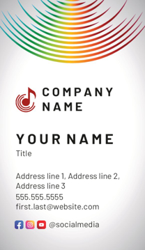 Picture of Education 6 - Vertical - Business Card Magnet