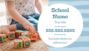 Picture of Education 8  - Horizontal - Business Card Magnet