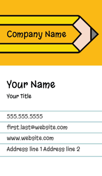 Picture of Education 9 - Vertical - Business Card Magnet