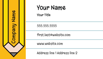 Picture of Education 9  - Horizontal - Business Card Magnet
