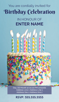 Picture of Events - Birthday  - Business Card Magnet