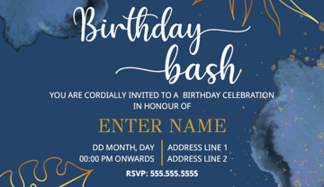 Picture of Events - Birthday 2  - Business Card Magnet