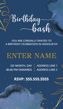 Picture of Events - Birthday 2  - Business Card Magnet
