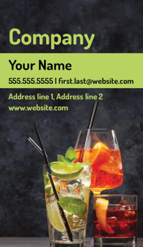 Picture of Food & Beverage 1  - Vertical - Business Card Magnet