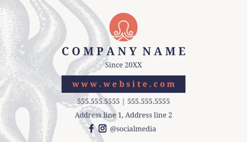 Picture of Food & Beverage 2  - Horizontal - Business Card Magnet