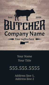 Picture of Food & Beverage 11  - Vertical - Business Card Magnet