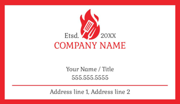 Picture of Food & Beverage 5  - Horizontal - Business Card Magnet