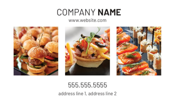 Picture of Food & Beverage 6  - Horizontal - Business Card Magnet