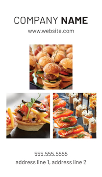 Picture of Food & Beverage 6  - Vertical - Business Card Magnet