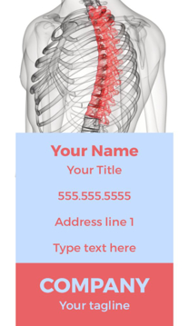 Picture of Healthcare 3  - Vertical - Business Card Magnet