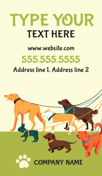Picture of Pet Care 10 - Vertical - Business Card Magnet