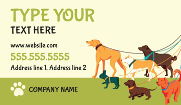 Picture of Pet Care 10  - Horizontal - Business Card Magnet