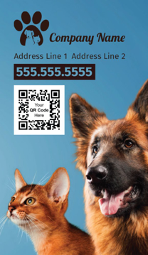 Picture of Pet Care 2 - Vertical - Business Card Magnet