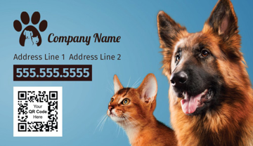 Picture of Pet Care 2  - Horizontal - Business Card Magnet