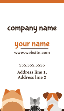 Picture of Pet Care 3 - Vertical - Business Card Magnet