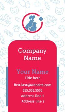 Picture of Pet Care 6 - Vertical - Business Card Magnet