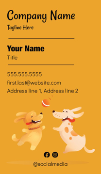Picture of Pet Care 7 - Vertical - Business Card Magnet