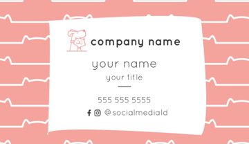 Picture of Pet Care 8  - Horizontal - Business Card Magnet
