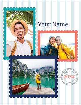 Picture of Photos 5  - Vertical - Postcard Magnet