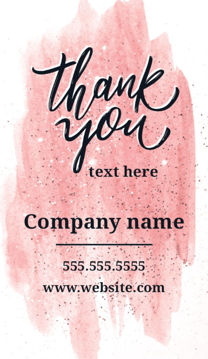 Picture of Business Promo 4  - Vertical - Business Card Magnet