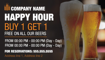 Picture of Promotional - Beer Club  - Business Card Magnet